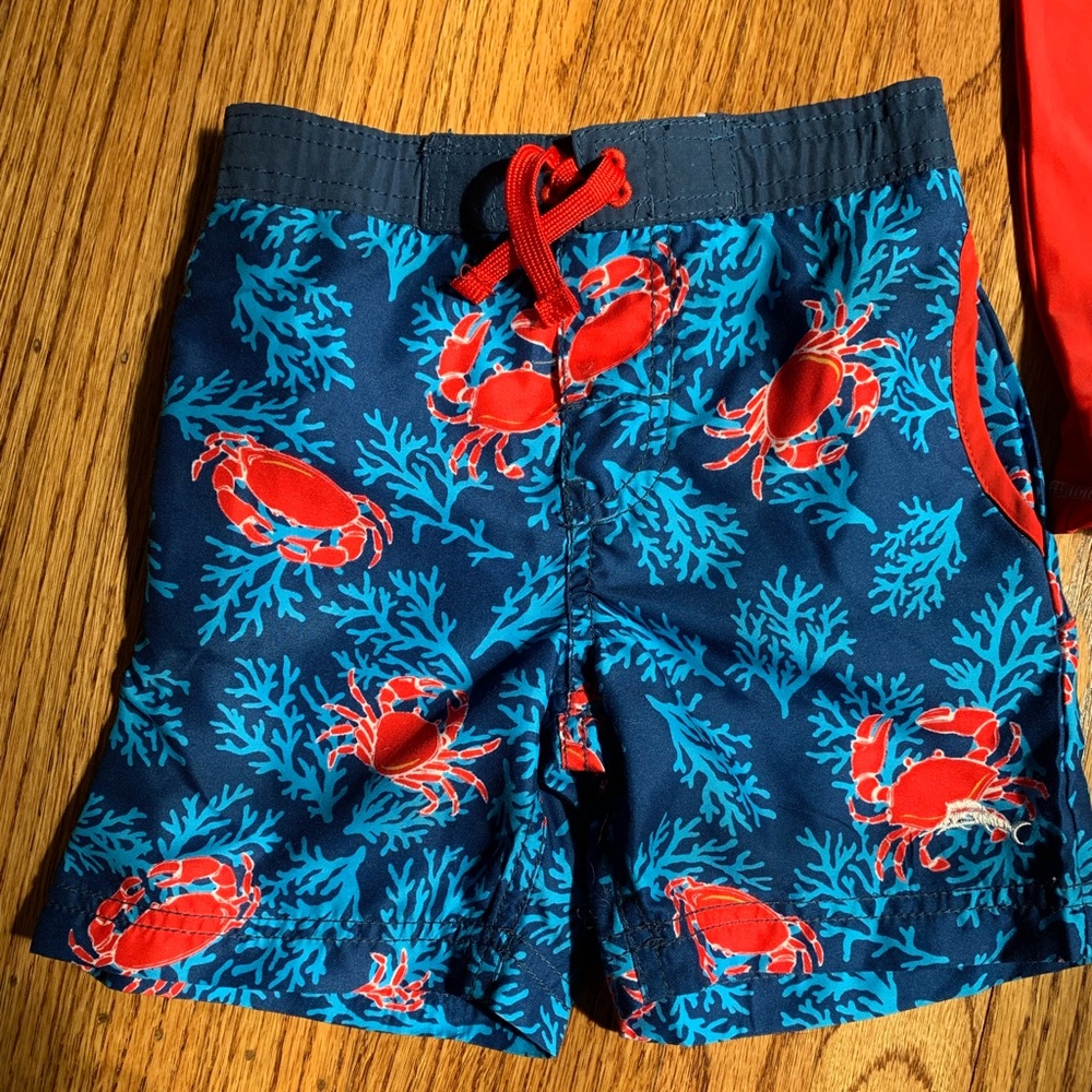 NWT Tommy Bahama Kids Bathing Suit Set, 3T - Picture 5 of 8